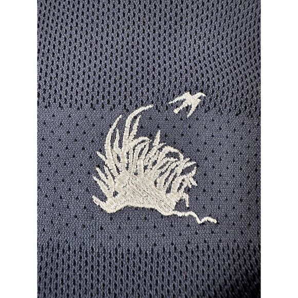 Nike Golf Dri Fit Zonal Cooling Grey Striped Polo Shirt XL - Picture 3 of 9